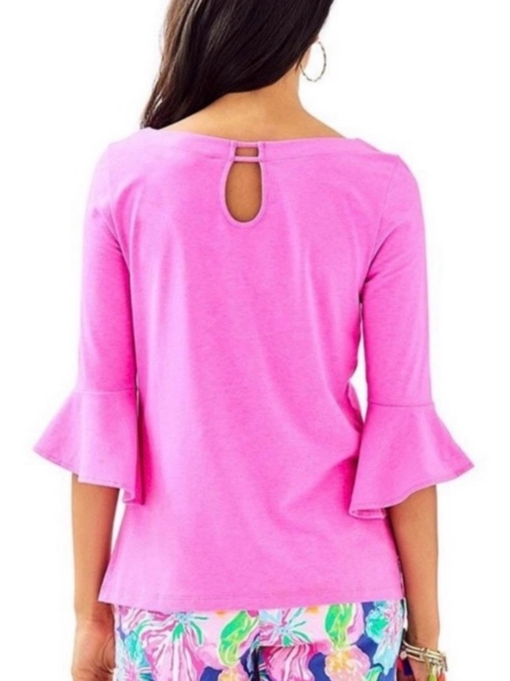Lilly Pulitzer Fontaine in Mandevilla Pink. Top Size M - Picture 5 of 5